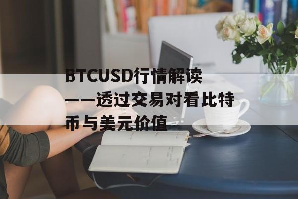 BTCUSD行情解读——透过交易对看比特币与美元价值